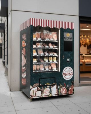 🔥🥩 Řezníci, tohle je pro vás! 🥩🔥 Náš automat na maso je připraven stát se vaším novým pomocníkem — prodává nonstop, udrží...
